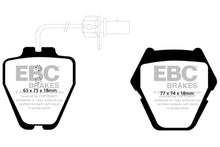 Load image into Gallery viewer, EBC 99-01 Audi A6 Quattro 2.7 Twin Turbo Sedan (8 Pad Set) Yellowstuff Front Brake Pads