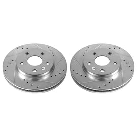 Power Stop 11-16 Buick LaCrosse Front Evolution Drilled & Slotted Rotors - Pair