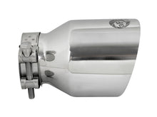 Load image into Gallery viewer, aFe MACH Force-Xp 304 SS Clamp-On Exhaust Tip 2.5in. Inlet / 4in. Outlet / 6in. L - Polished