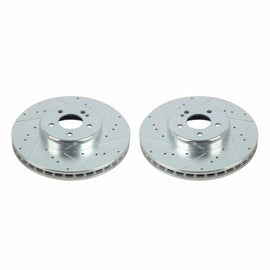 Power Stop 16-20 Mercedes-Benz GLC300 Front Evolution Drilled & Slotted Rotors - Pair