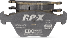 Load image into Gallery viewer, EBC Racing 12-16 Porsche Boxster 2.7L (Cast Iron Rotors Only) RP-X Rear Brake Pads