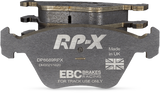 EBC Racing 12-16 Porsche Boxster 2.7L (Cast Iron Rotors Only) RP-X Rear Brake Pads