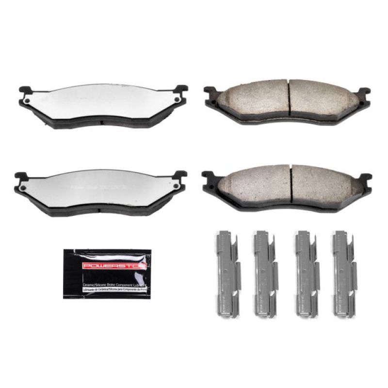 Power Stop 2002 Ford E-550 Super Duty Front or Rear Z36 Truck & Tow Brake Pads w/Hardware